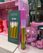 Velas cónicas sumergidas a mano de Oxfordshire